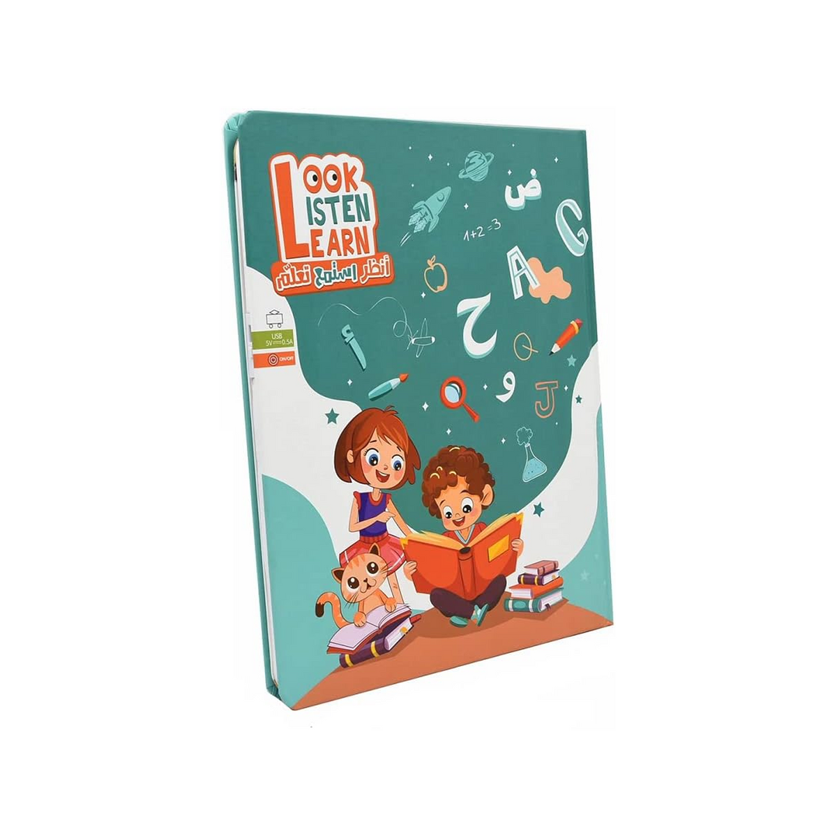 الكتاب الإلكتروني لتعلم اللغة العربية والإنجليزية للأطفال ، القراءة الصوتية التفاعلية ، هدايا الدراسة التعليمية المبكرة