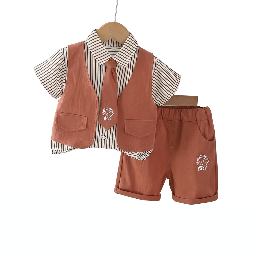 جديد الصيف طفل الفتيان الملابس دعوى الأطفال القطن تي شيرت غير رسمي السراويل 2 قطعة/مجموعة طفل زي ملابس الرضع الاطفال رياضية