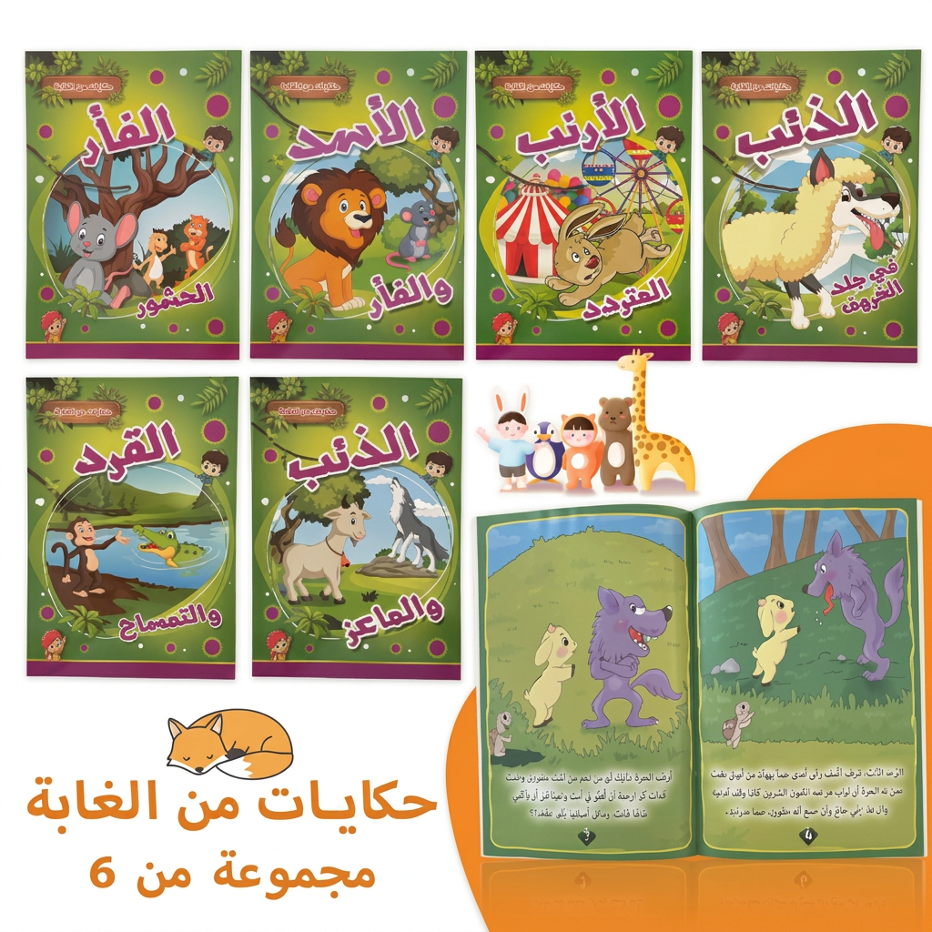 نسخة عربية حكاية خرافية قبل النوم ، كتب التعليم المبكر ، تنوير الأطفال ، قراءة صور ملونة ، هدايا أطفال